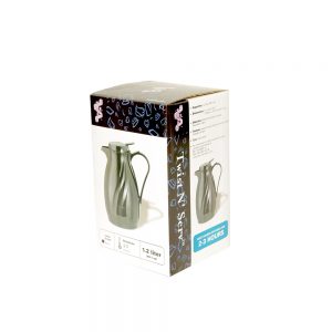 42 oz. Black Swirl Pot | Packaged